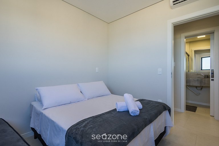 Apto c/ 2Q churrasq. e vista mar, Itapema LPR1302