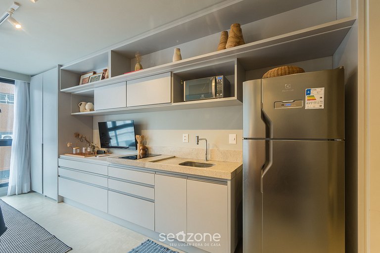 Estudio en condominio con piscina LIV0705