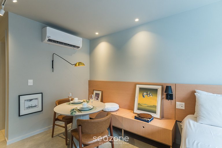 Estudio en condominio con piscina LIV0705