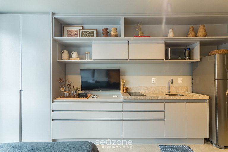 Estudio en condominio con piscina LIV0705