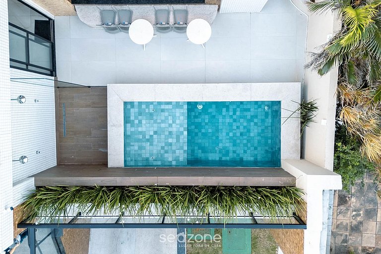 Estudio c/ balcón en edificio c/ piscina ONE0407