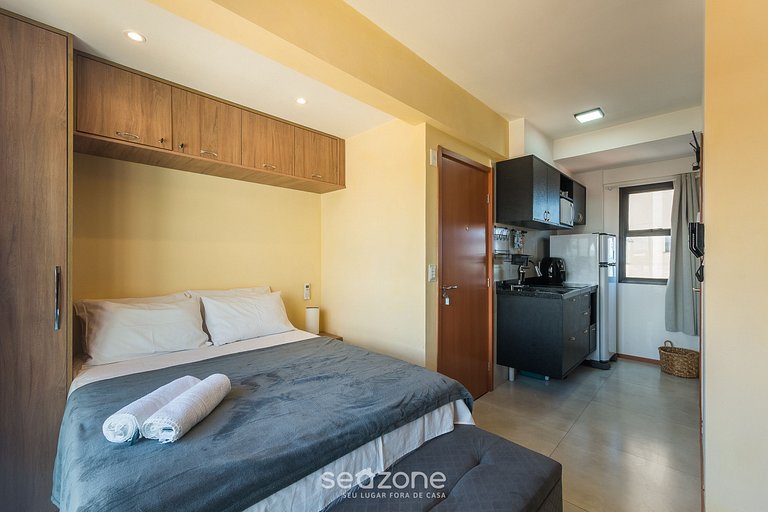 Studio a 230m da Praia de Piatã ONE0608