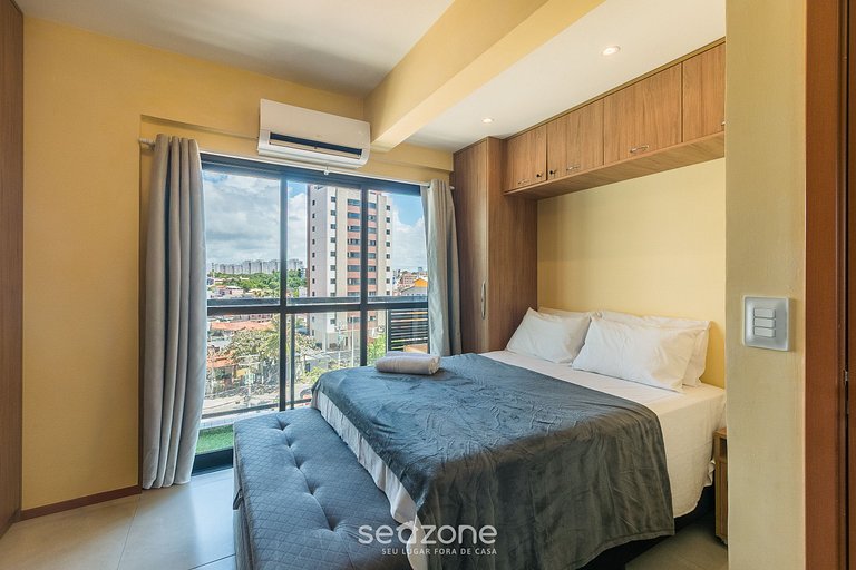 Studio a 230m da Praia de Piatã ONE0608