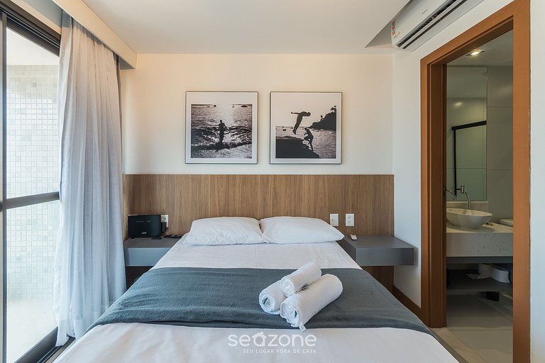 Studio c/ balcón en Barra, a 500 m del mar ZNB1601