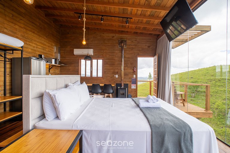 Cabaña c/jacuzzi cerca de Florianópolis VST026