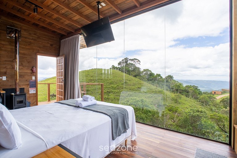 Cabaña c/jacuzzi cerca de Florianópolis VST026