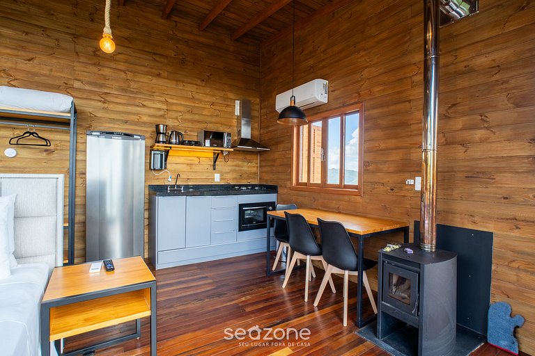 Cabaña c/jacuzzi cerca de Florianópolis VST026