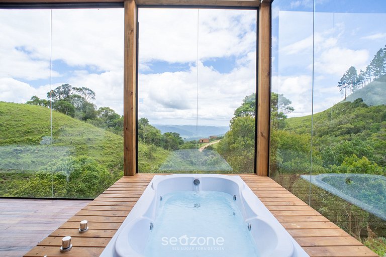 Cabana c/ jacuzzi prox. de Florianópolis VST026