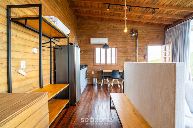 Cabaña c/jacuzzi cerca de Florianópolis VST026