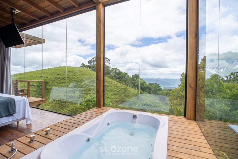 Cabana c/ jacuzzi prox. de Florianópolis VST026