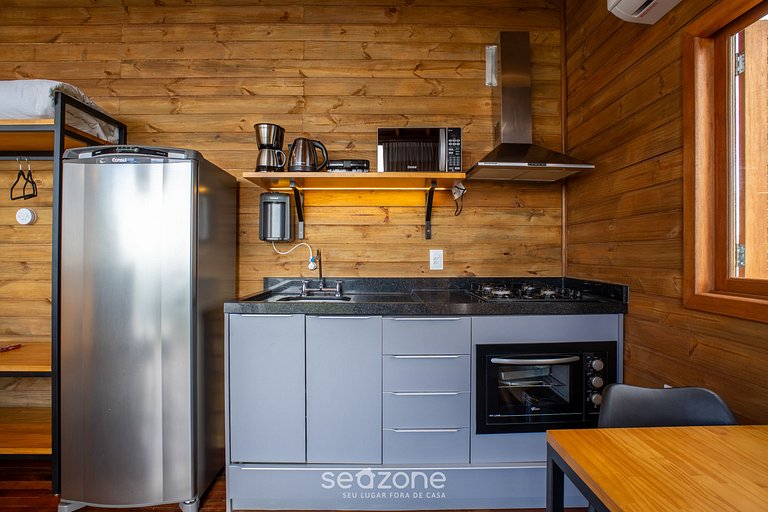 Cabaña c/jacuzzi cerca de Florianópolis VST026