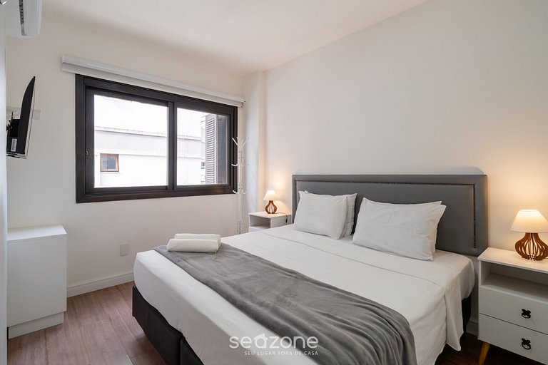 Apto c/ Churrasqueira 450m da Praia PNM0202