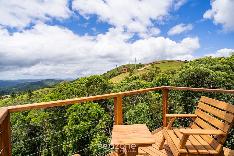 Banheira Com Vista e Teto de Vidro na Serra VST041