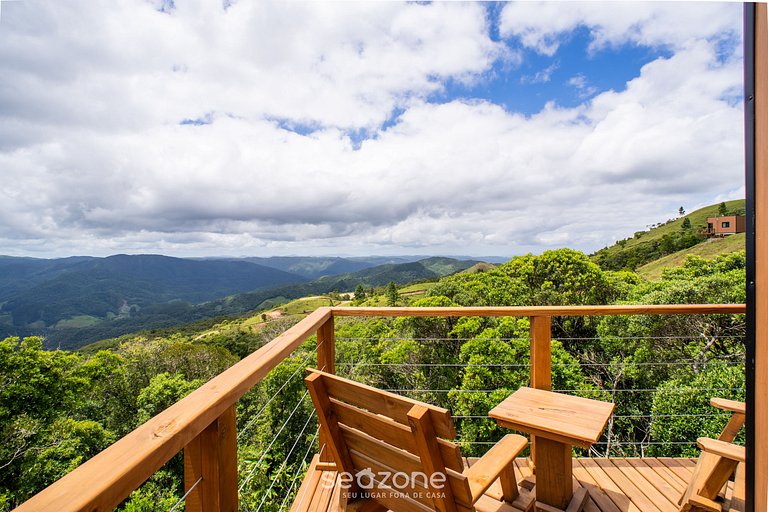 Banheira Com Vista e Teto de Vidro na Serra VST041