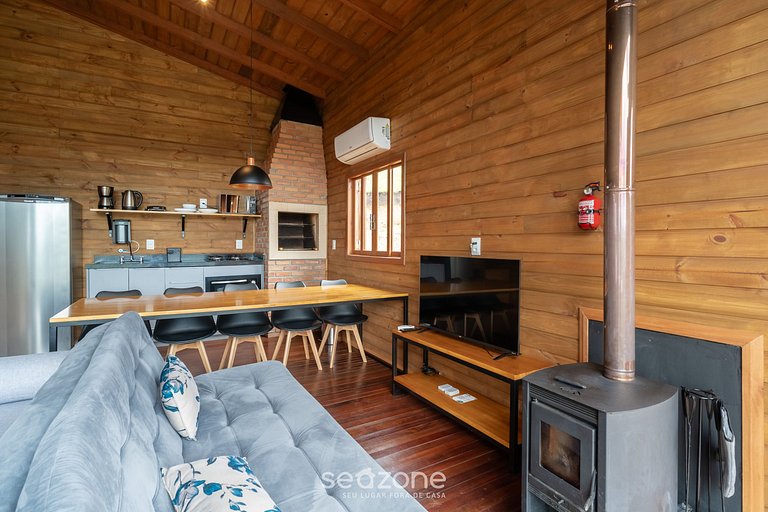 Apto c/ chimenea, jacuzzi y vista increíble VST027