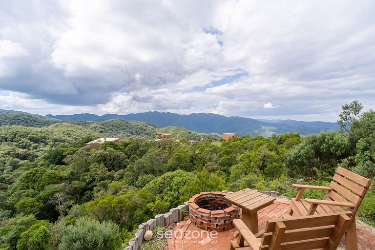 Apto c/ chimenea, jacuzzi y vista increíble VST027