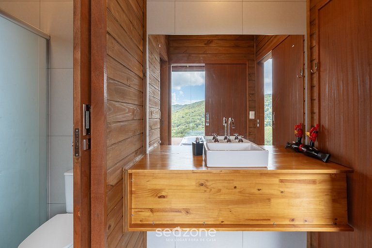 Apto c/ lareira, jacuzzi e vista incrível - VST027