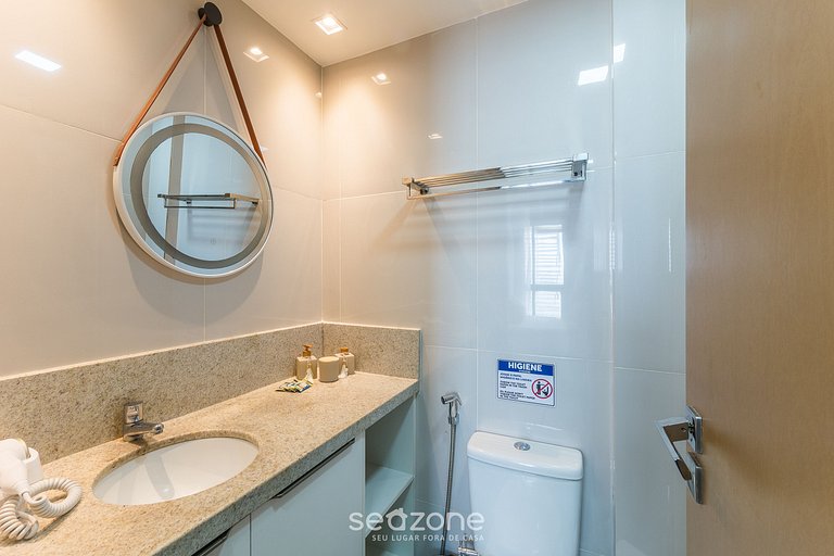 Apto c/ 1 suite y balcón c/ vista al mar HBA0108