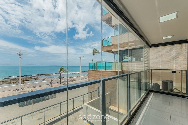 Apto c/ 1 suite y balcón c/ vista al mar HBA0108