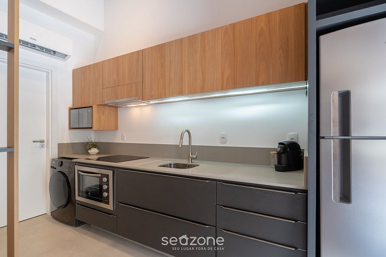 Studio con balcón privado en Floripa CMA0201