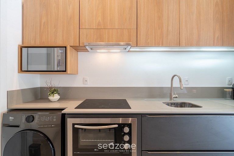 Studio con balcón privado en Floripa CMA0201