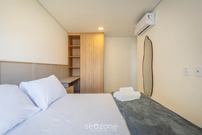 Apto c/ Churrasqueira a 200m da Praia PTC1304