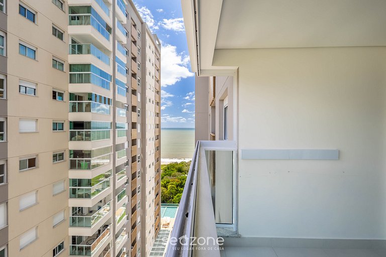 Apto c/ Churrasqueira a 200m da Praia PTC1304