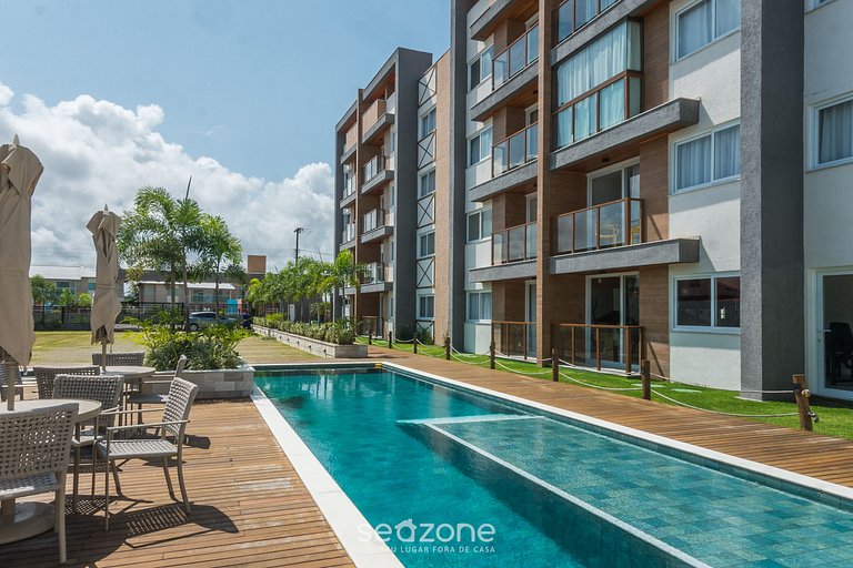 Apto em Cond. c/ Piscina e Churrasq. AGA0201