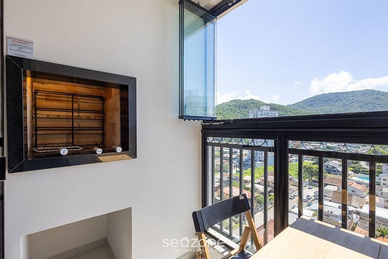 Apto c/ Churrasqueira 500m da Praia LPR1304