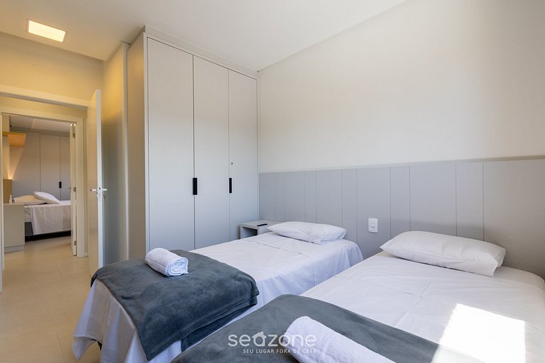 Apto c/ Churrasqueira 500m da Praia LPR1304