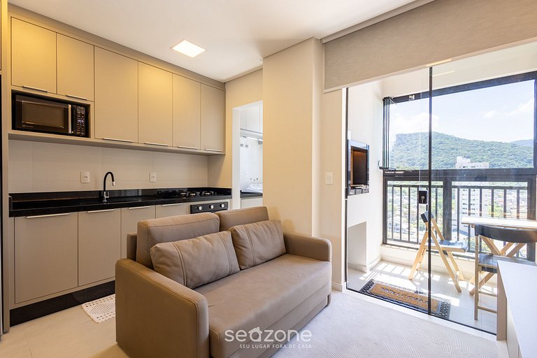 Apto c/ Churrasqueira 500m da Praia LPR1304