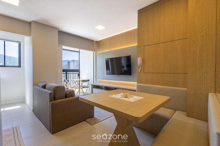 Apto c/ Churrasqueira 500m da Praia LPR1304