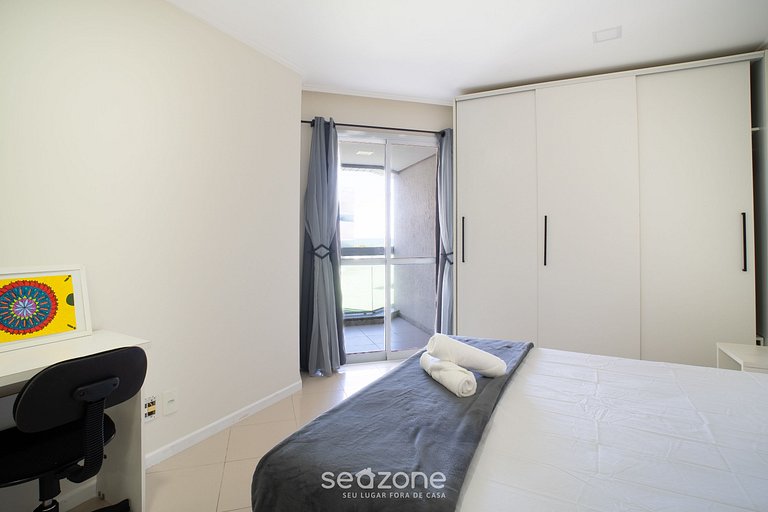 Apt en condo. frente al mar c/ piscina POM0111