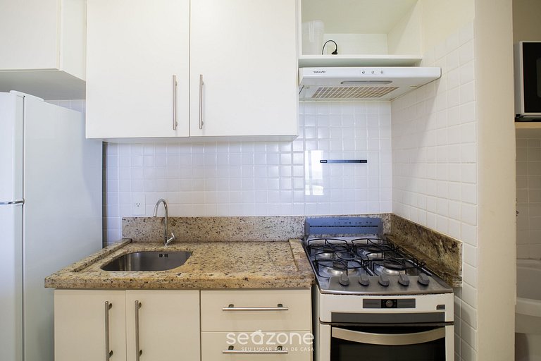 Apto em cond. à beira-mar c/ piscina PRO0111