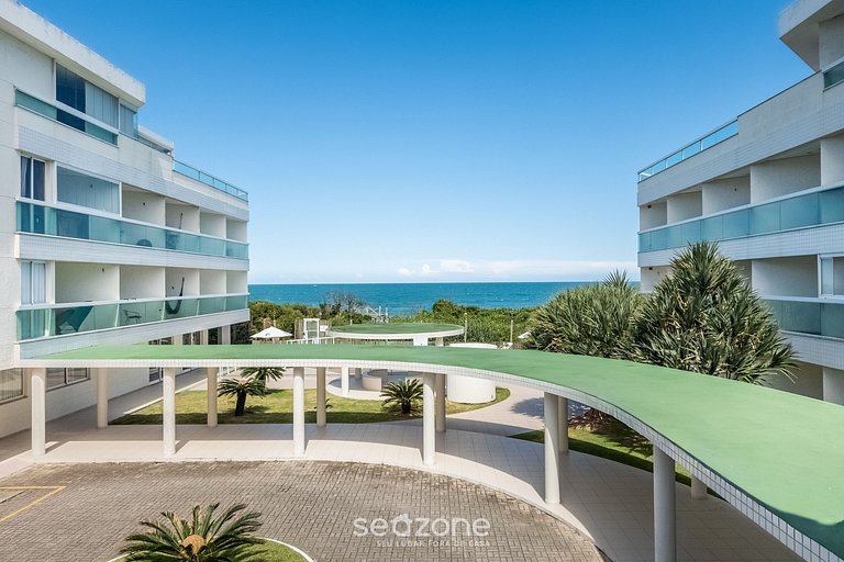 Apto em cond. à beira-mar c/ piscina PRO0111