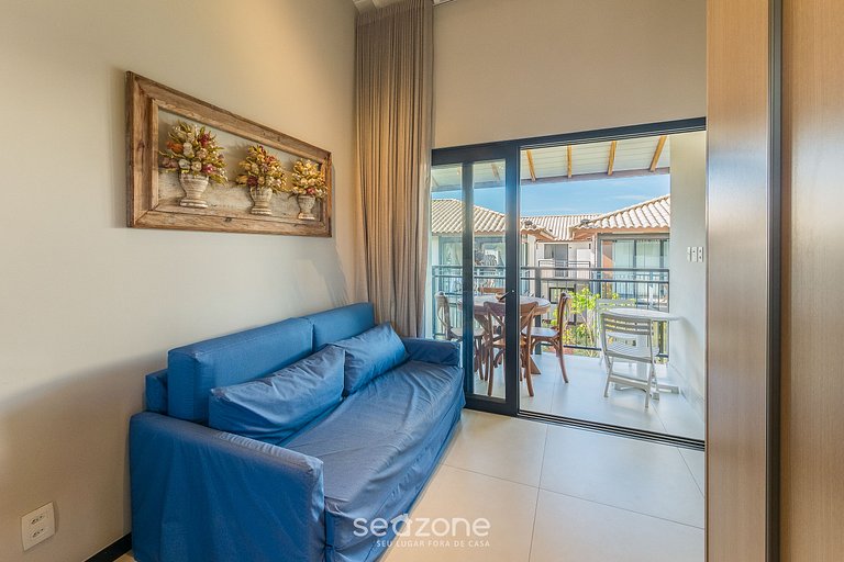 Apto em cond. c/ piscina na Praia do Forte VLP0211