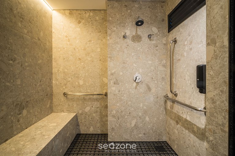 Apto c/ parrilla y balcón a 220 m del mar RTY0216