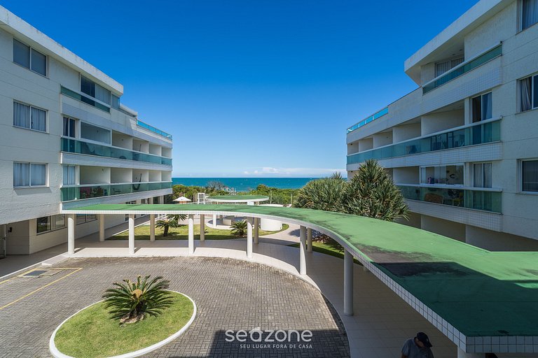 Apto. c/ BBQ en condominio frente al mar PRO0113