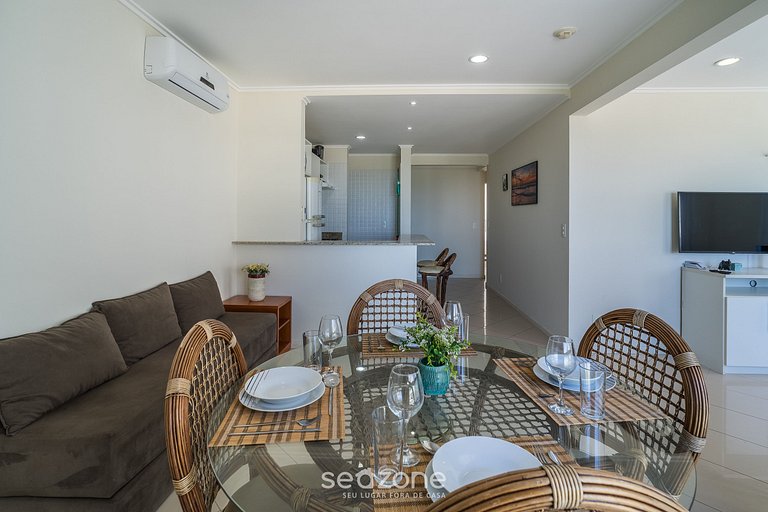 Apto c/ Churrasqueira em cond. Beira-mar PRO0113