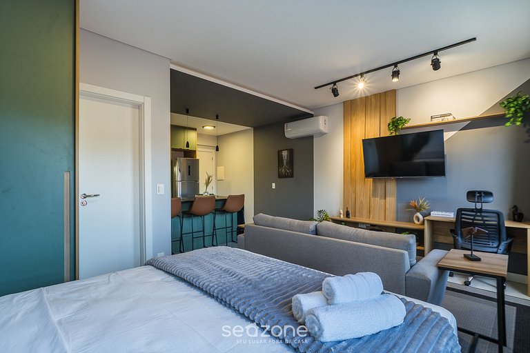 Estúdio em cond. a 600 m da UFSC TER0212