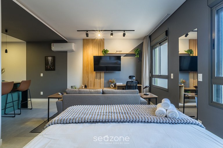 Estudio en edif. a 600m de la UFSC TER0212