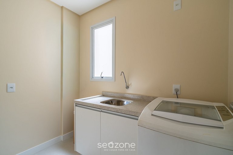 Apto 2QTs e churrasq. a 600 m do mar CCI0205