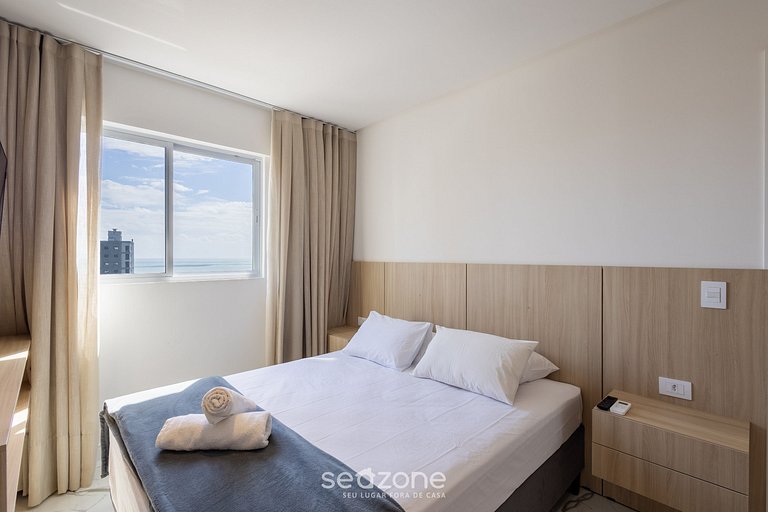 Apto Vista Mar a 550m da Praia GEV1304