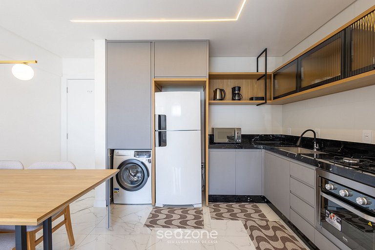 Apto Vista Mar a 550m da Praia GEV1304