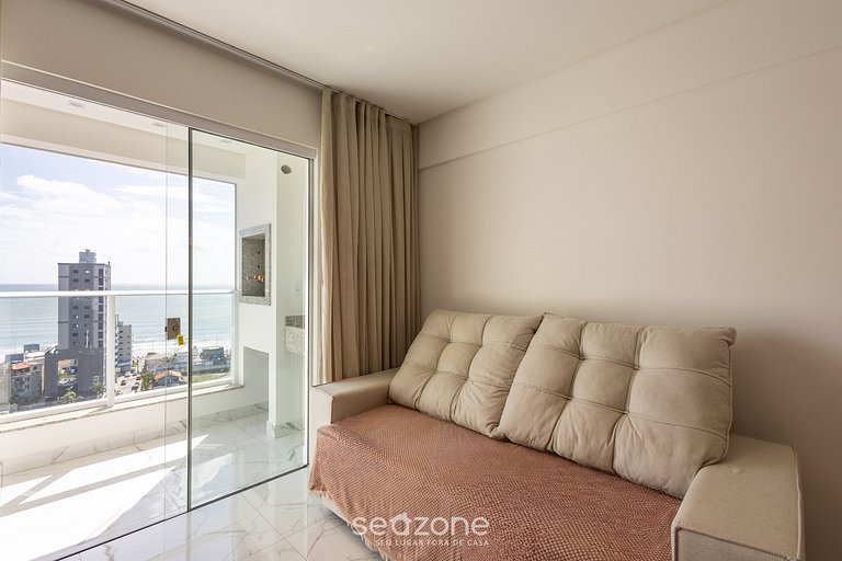 Apto Vista Mar a 550m da Praia GEV1304