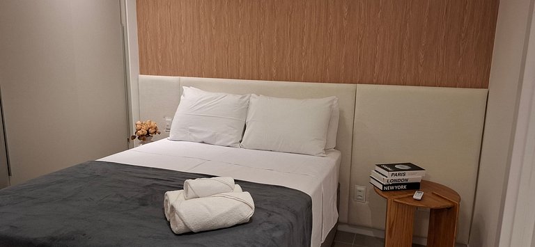 Apto c/ vista mar a 800 m da praia EDF1306