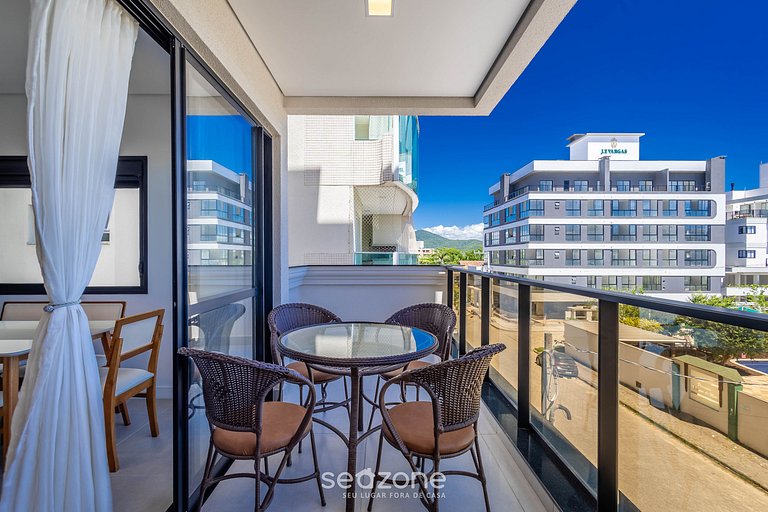 Apto con balcón y parrilla a 250 m del mar RMP0102