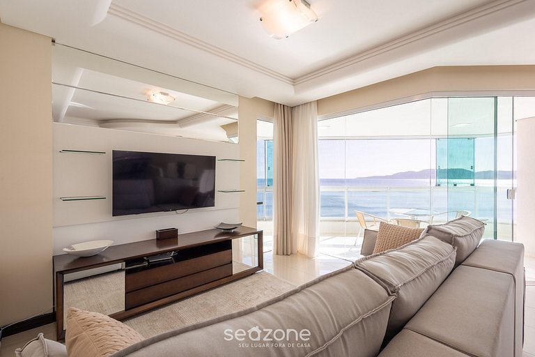 Apto c/ varanda gourmet à beira-mar RKR0502