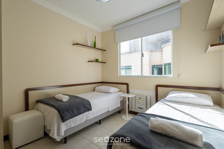 Apto c/ varanda gourmet à beira-mar RKR0502