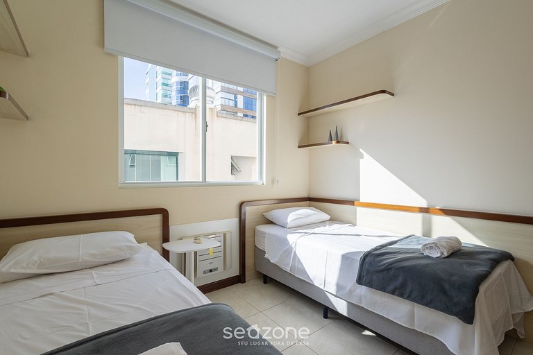 Apto c/ varanda gourmet à beira-mar RKR0502